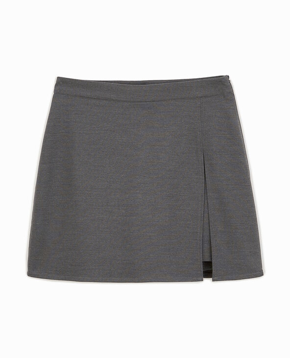 Jupe-short courte gris foncé - Pimkie