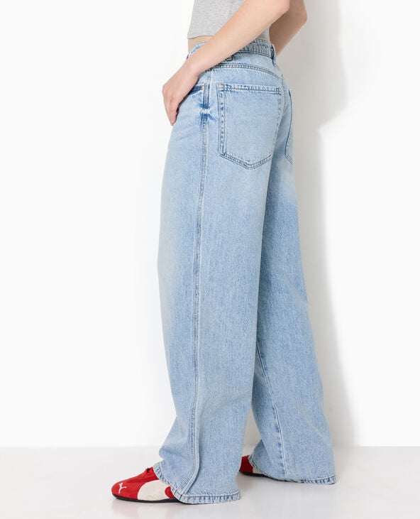 Jean baggy taille basse bleu - Pimkie