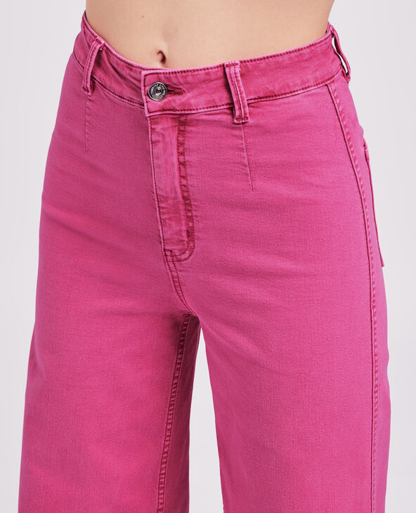 Jean large effet délavé rose - Pimkie