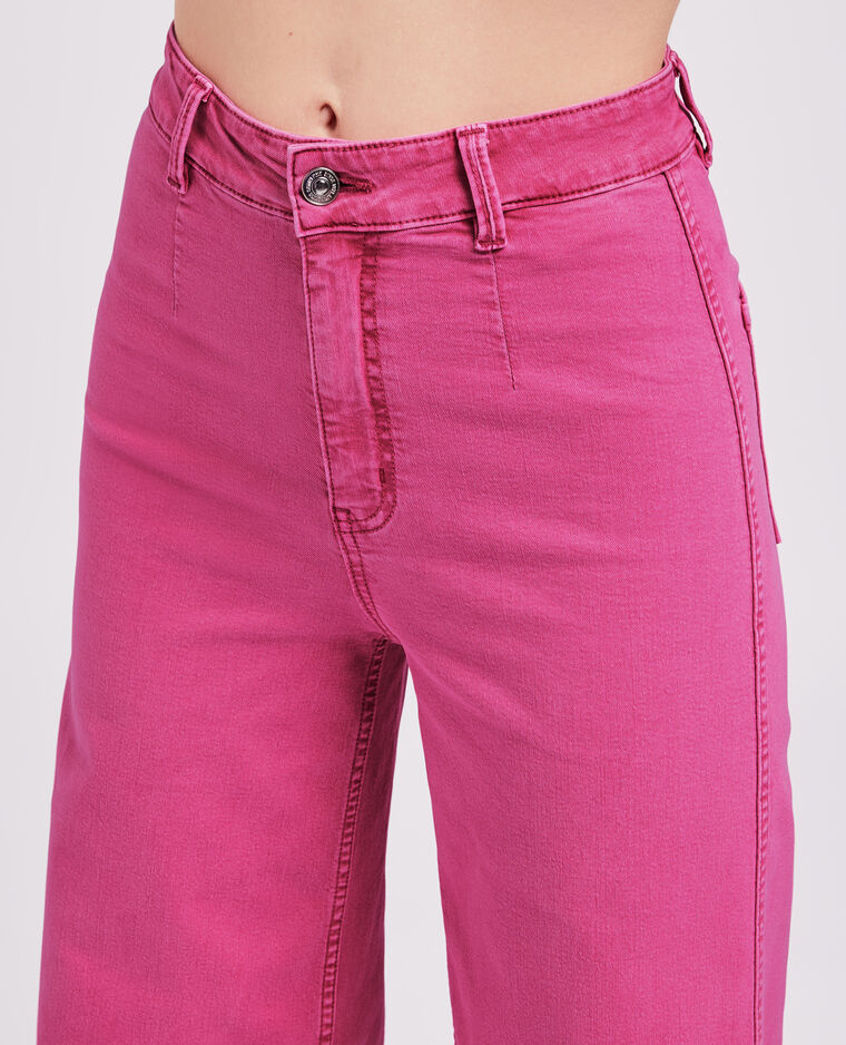 Jean large effet délavé rose - Pimkie