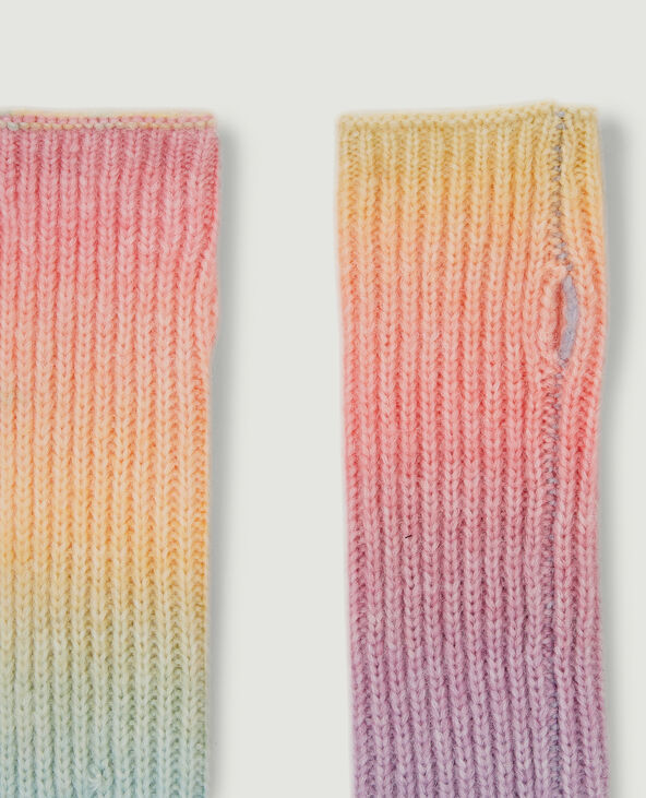 Mitaines tie & dye jaune - Pimkie