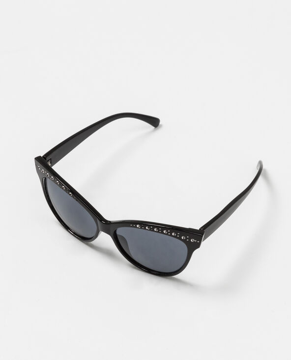Lunettes de soleil yeux de chat noir - Pimkie