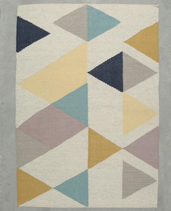 Grand tapis multicolore et silver rose - Pimkie