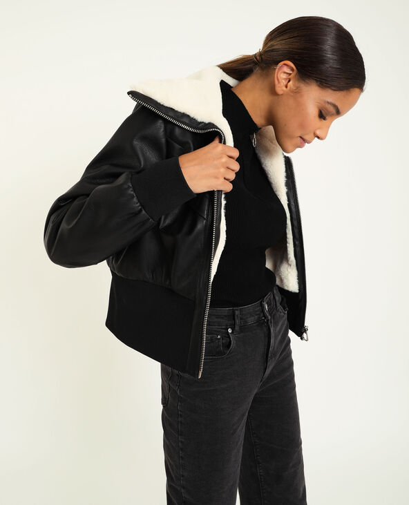 Blouson aviateur simili cuir Pimkie