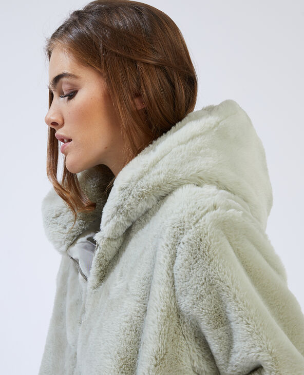 Blouson fausse fourrure