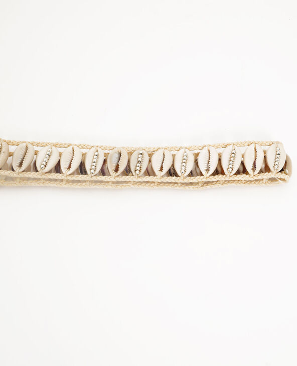 Ceinture coquillages rose clair - Pimkie