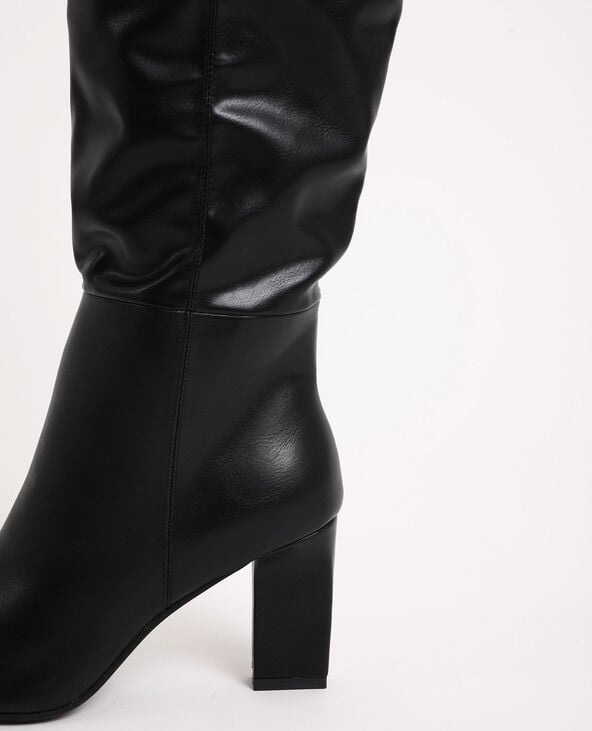 Bottes à talons noir - Pimkie