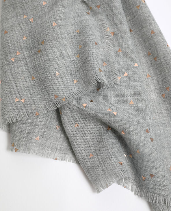 Echarpe légère gris chiné - Pimkie