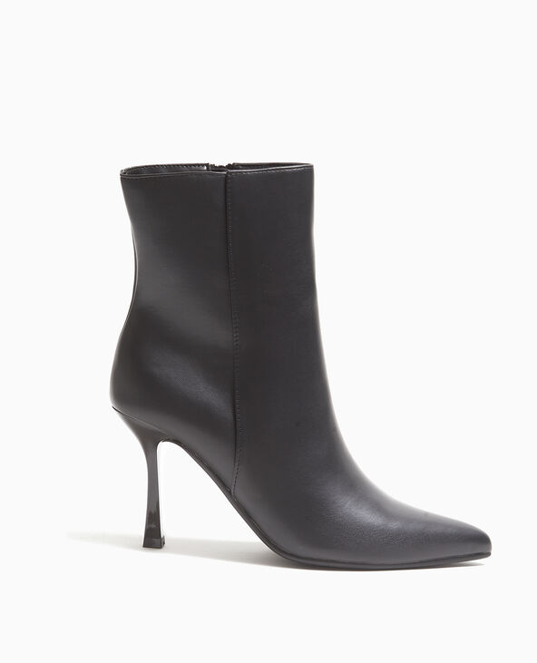Boots pointues à talon noir - Pimkie