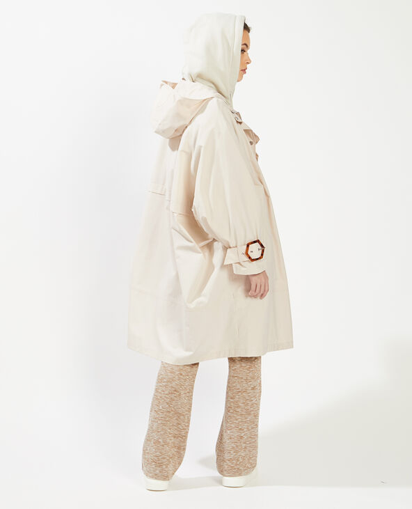 Veste longue à capuche vert clair - Pimkie