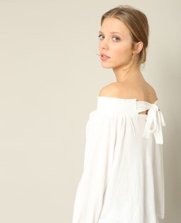 Blouse col bardot top