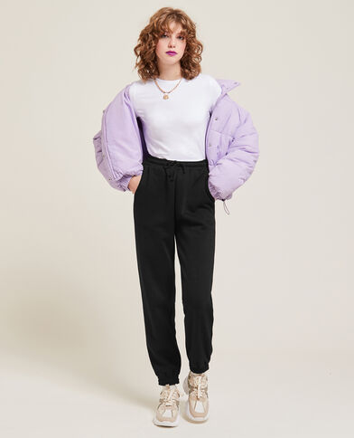 Pantalon de jogging en molleton noir - Pimkie