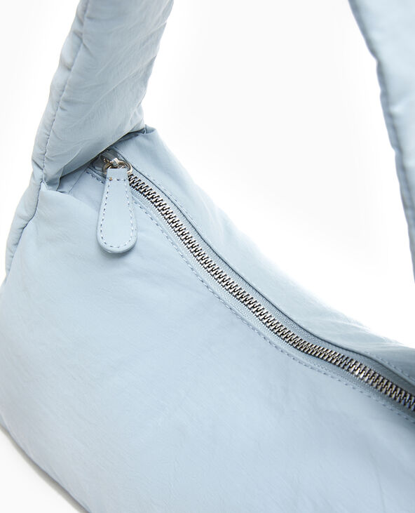 Sac porté épaule en nylon rembourré bleu - Pimkie