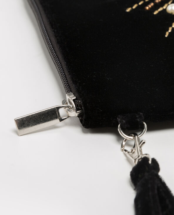 Pochette velours œil noir - Pimkie