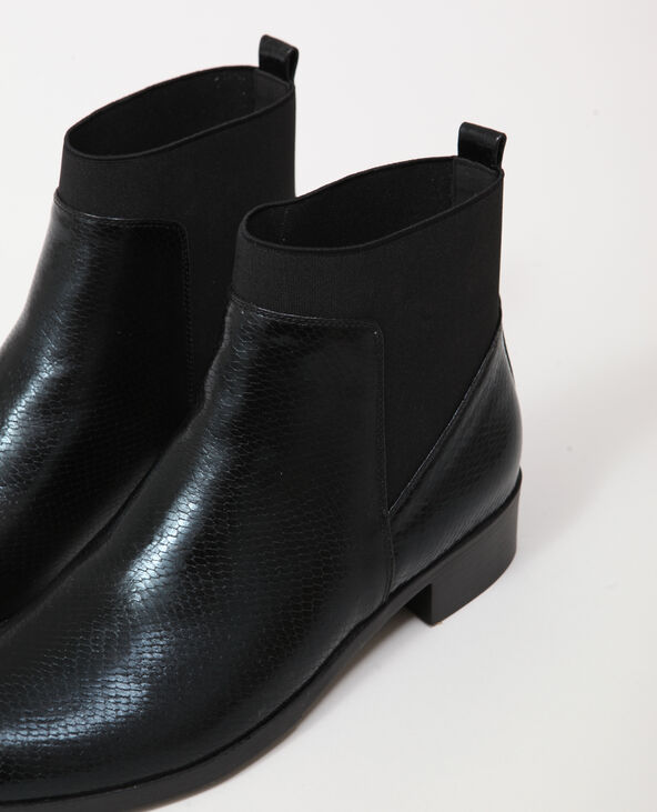 Bottines plates noir - Pimkie