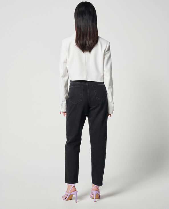 Jean mom taille haute noir - Pimkie