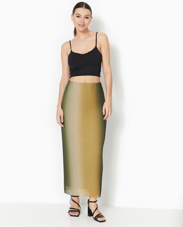 Jupe longue en tulle plisse Pimkie