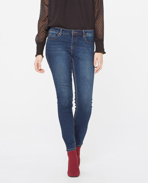 Jean skinny mid waist bleu foncé - Pimkie