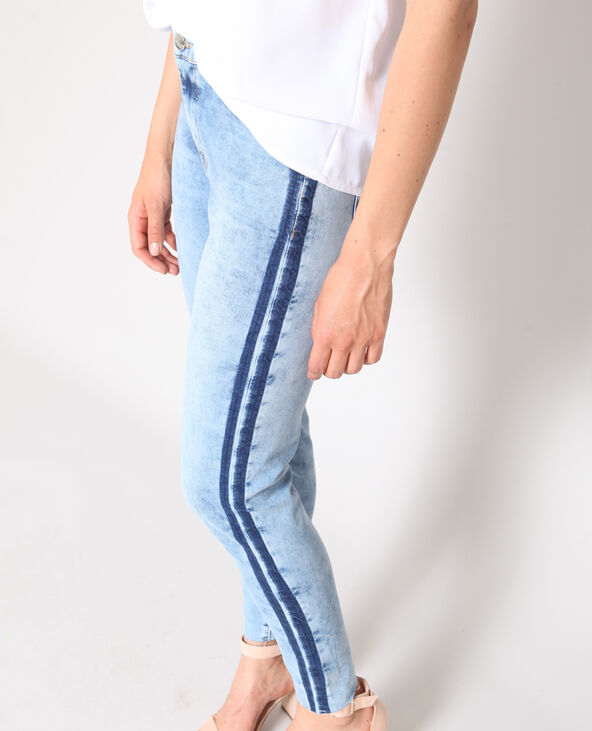 Jean skinny mid waist Jean stoned - Pimkie
