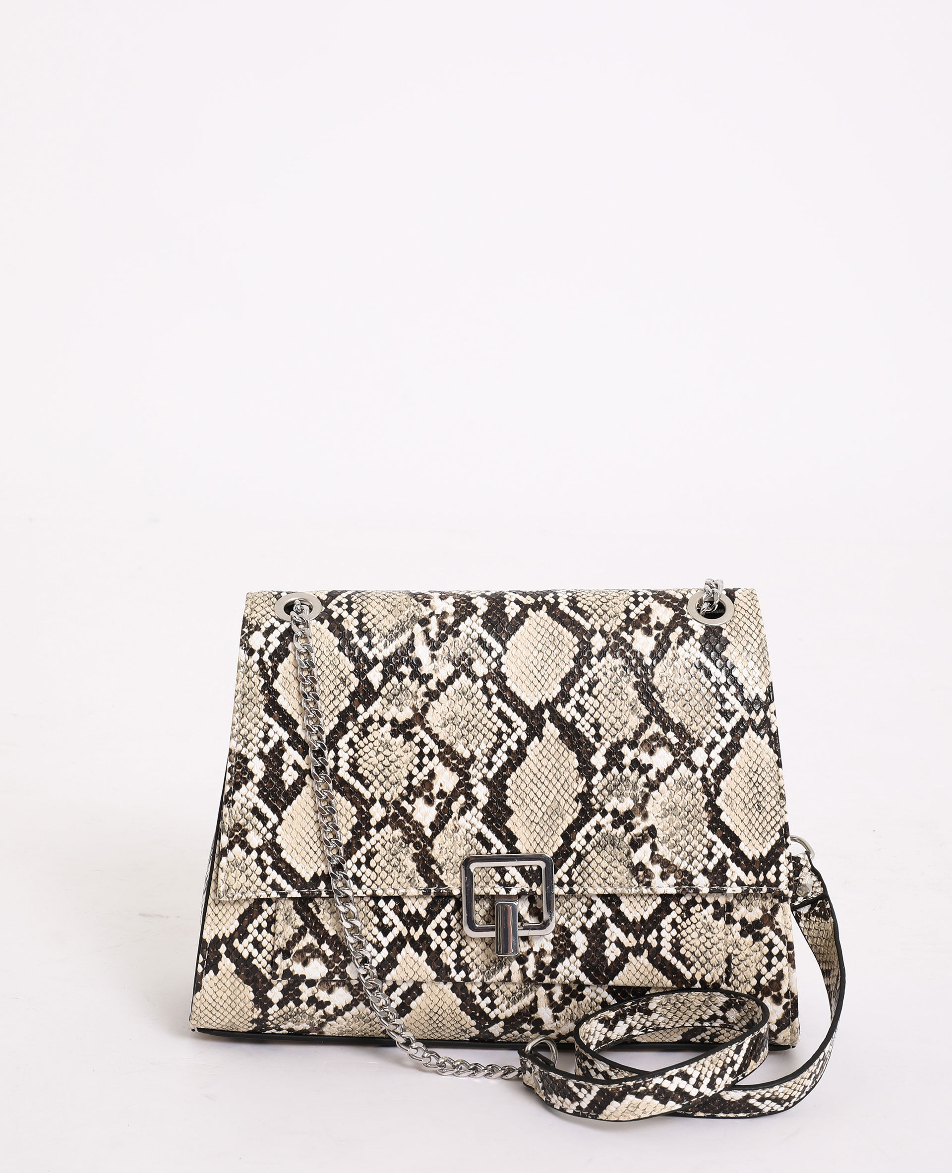 Sac imprimé python beige ficelle - 917858714A07 | Pimkie