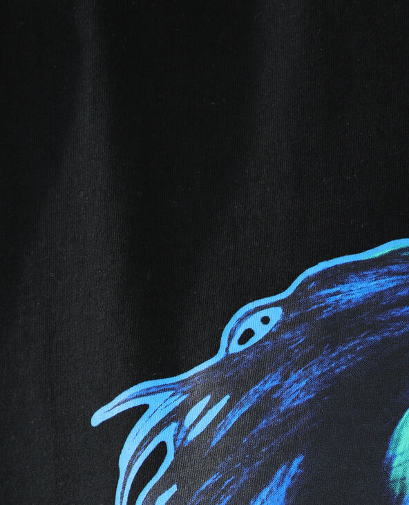 T-shirt ample Billie Eilish noir - Pimkie