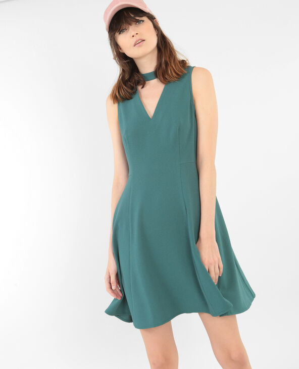 Robe patineuse col choker Pimkie
