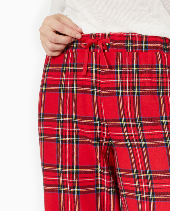 Pantalon de pyjama à carreaux rouge - Pimkie