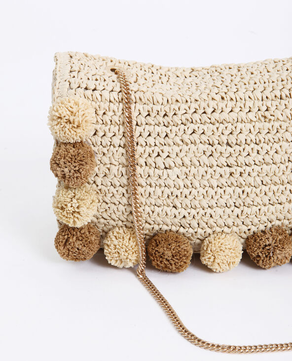 Sac en paille beige - Pimkie