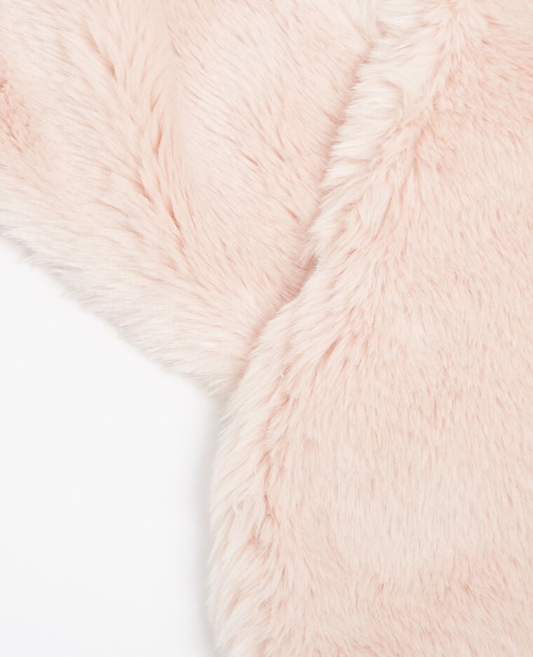 Echarpe en fausse fourrure rose - Pimkie