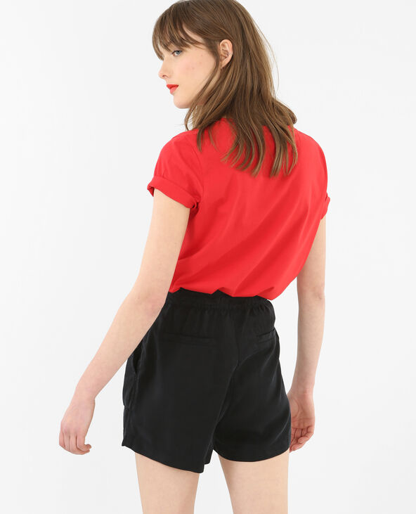 T-shirt à message rouge - Pimkie
