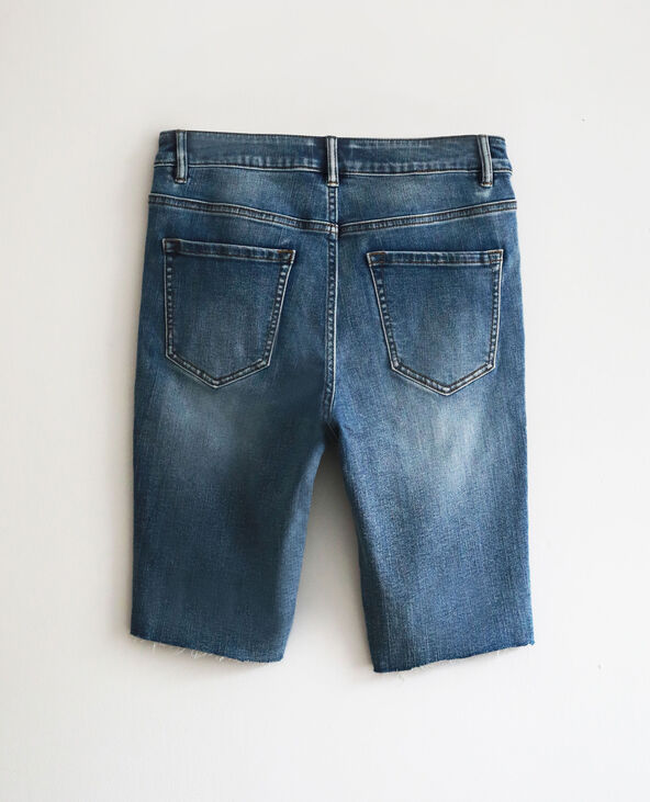 Cycliste en jean