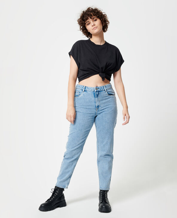 Jean mom taille haute bleu - Pimkie