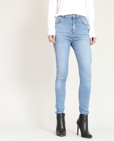 Jean skinny taille haute bleu - Pimkie