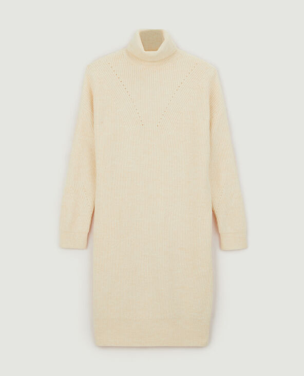 Robe-pull à col roulé noir - Pimkie