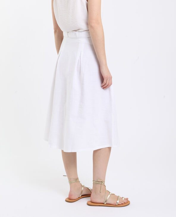 Jupe sales midi blanche