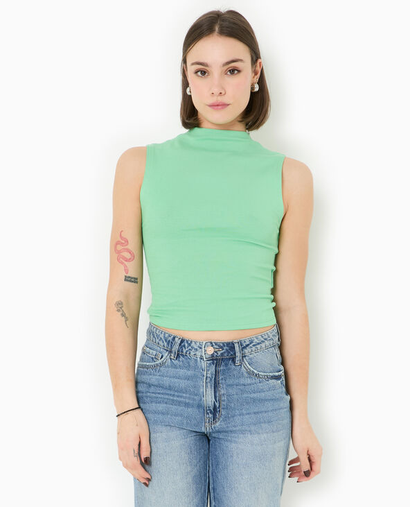 Top sans manches vert - Pimkie