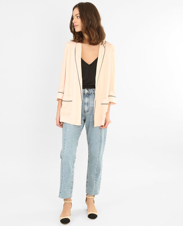 Veste blazer fluide rose clair - Pimkie