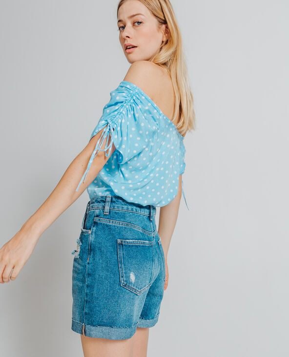Top à pois bleu - Pimkie
