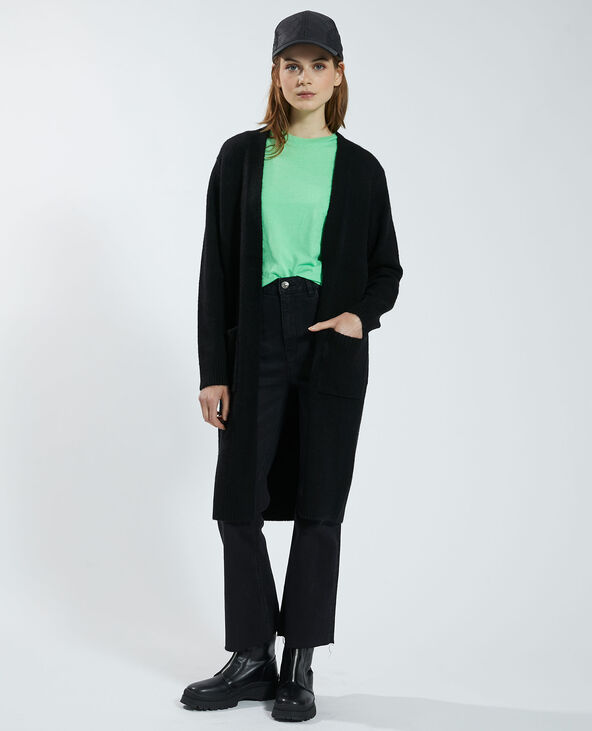 Gilet long noir - Pimkie