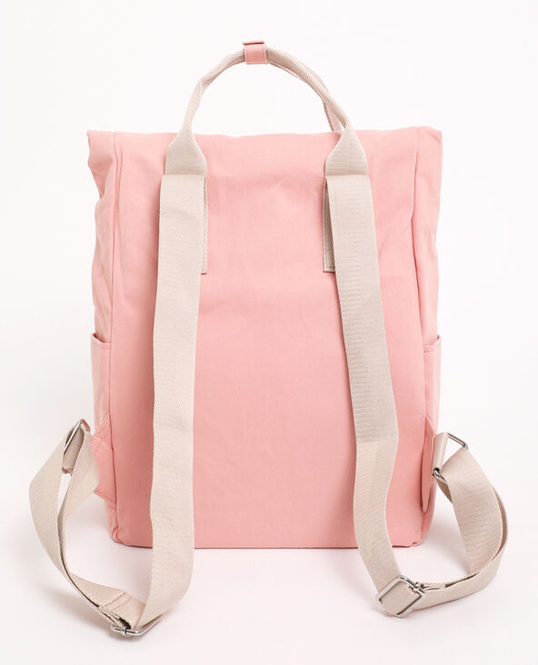 Sac à dos en tissu beige - Pimkie