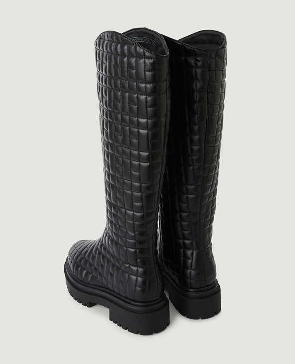 Bottes matelassées noir - Pimkie