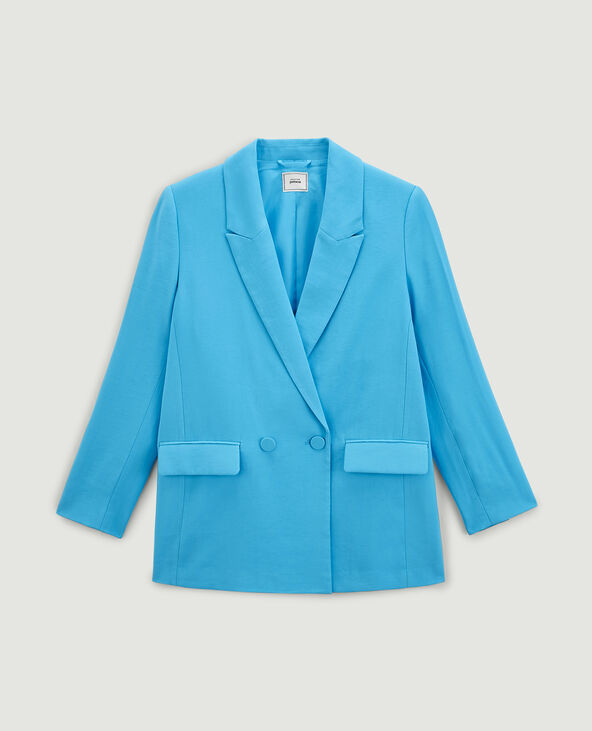 Veste blazer oversize bleu - Pimkie