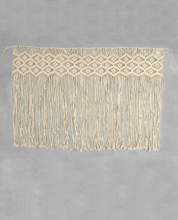 Tête de lit macramé blanc - Pimkie