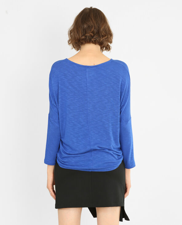 T-shirt à manches chauve-souris bleu marine - Pimkie