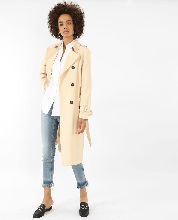 Trench-coat long beige - Pimkie