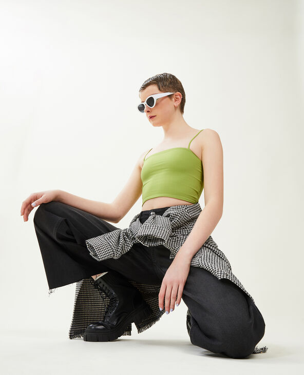 Brassière fines bretelles vert kaki - Pimkie