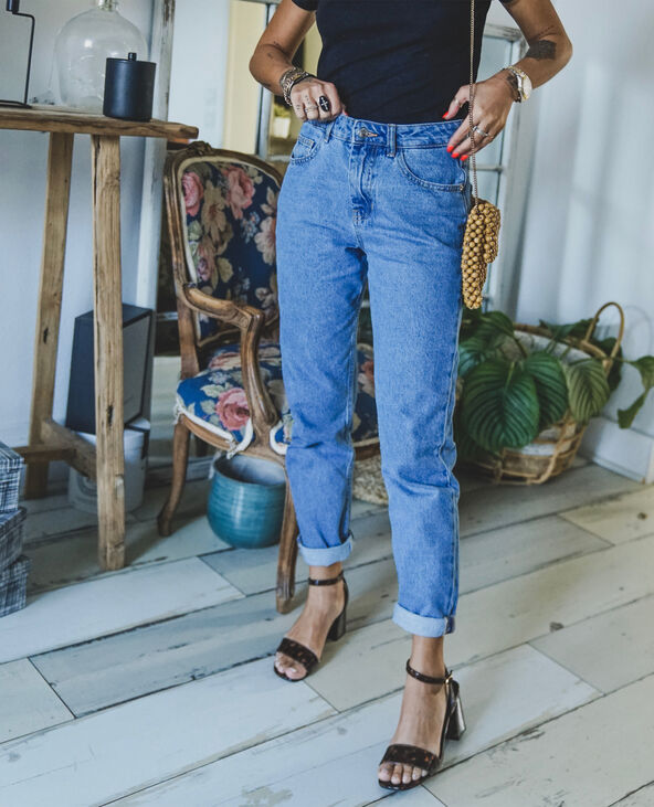 Jean taille haute outlet bleu marine