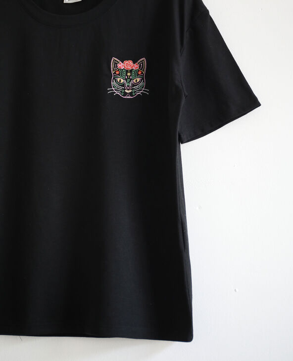 T-shirt chat noir - Pimkie