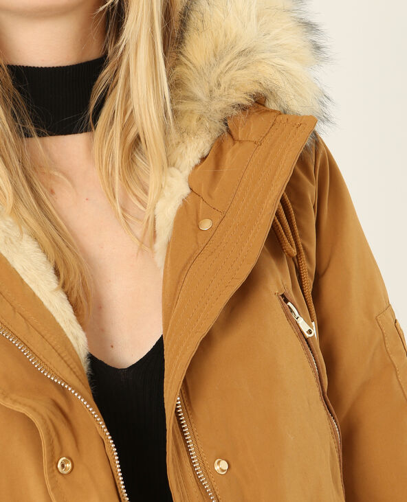 Parka longue a capuche