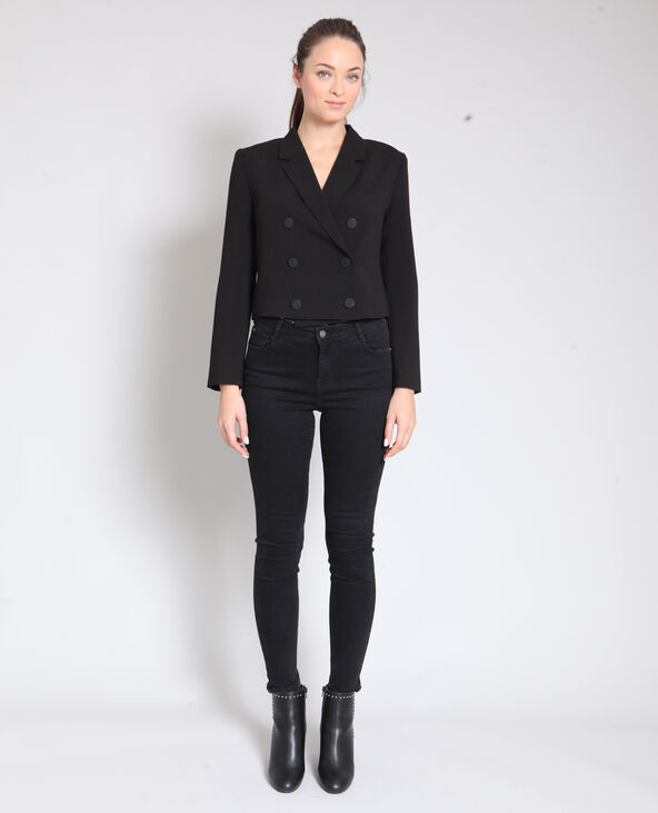 Blazer court noir - Pimkie
